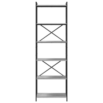 Libreria Grigio sonoma 40 x 30 x 85 cm Legno multistrato