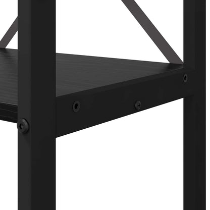 Libreria Rovere Nero 60 x 30 x 155 cm Legno multistrato