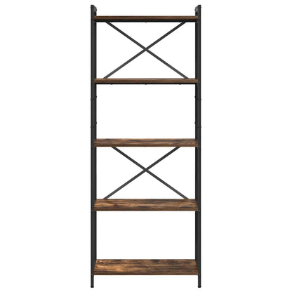 Libreria Rovere fumé 60 x 30 x 155 cm Legno multistrato