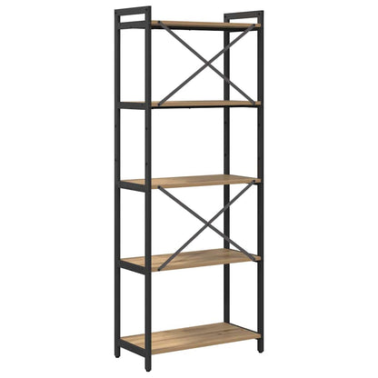 Libreria Rovere artigianale 60 x 30 x 155 cm Legno multistrato