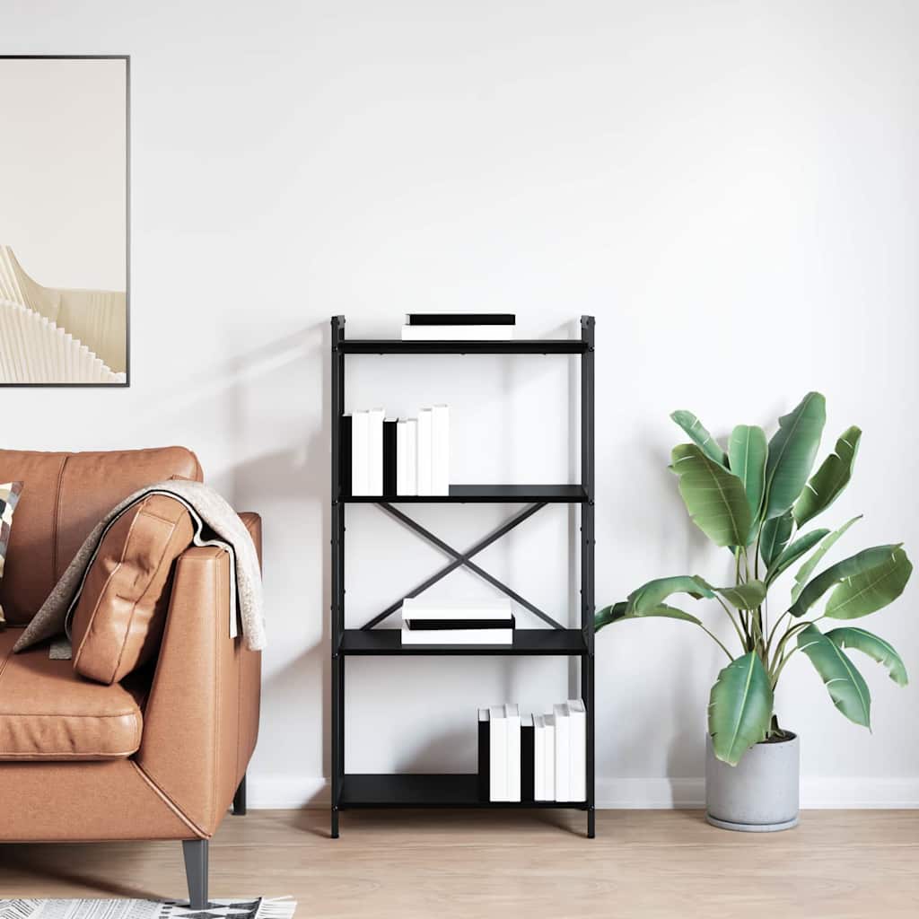 Libreria Rovere Nero 40 x 30 x 85 cm Legno multistrato