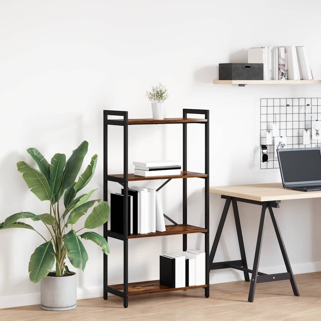 Libreria Rovere fumé 40 x 30 x 85 cm Legno multistrato