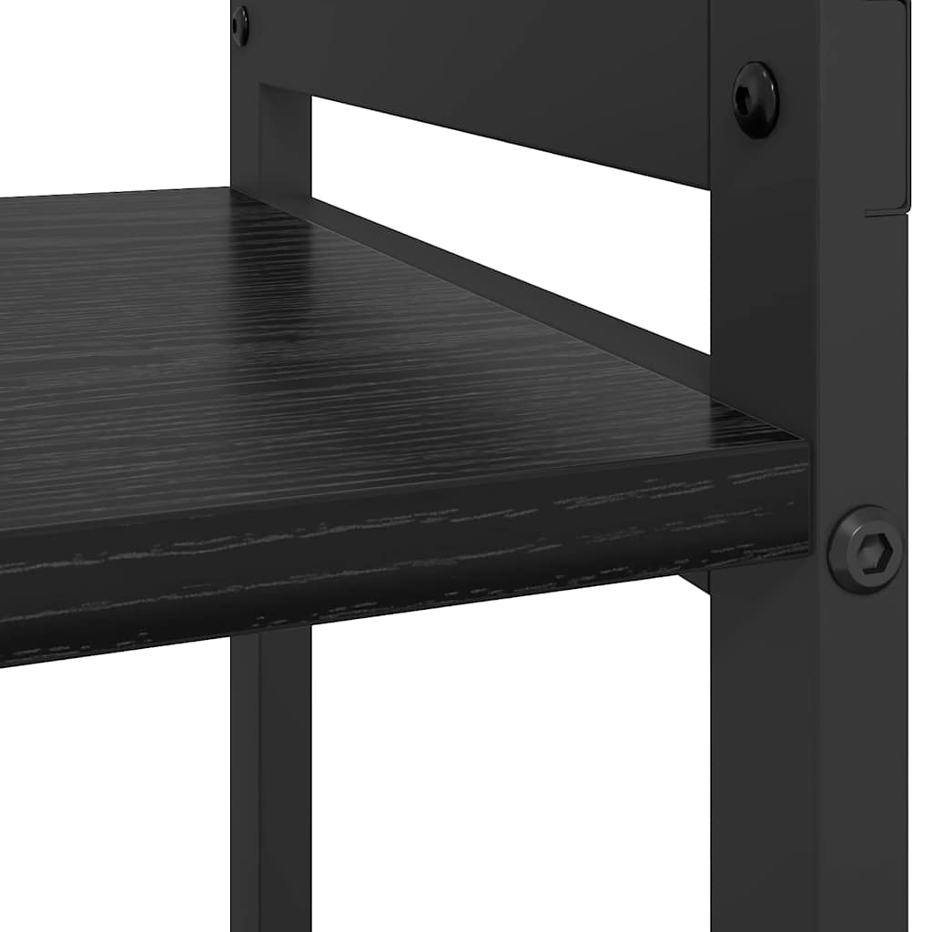 Libreria Rovere Nero 60 x 30 x 85 cm Legno multistrato