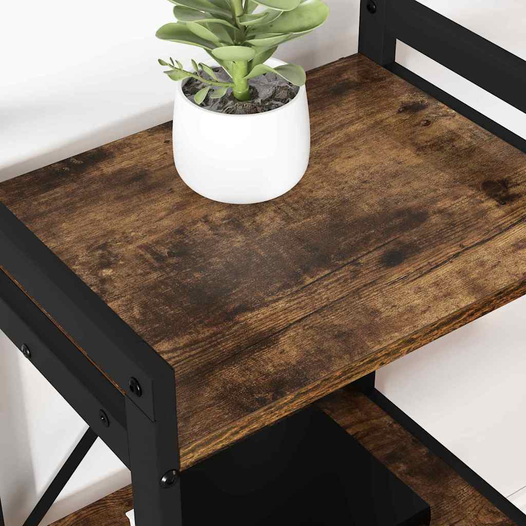 Libreria Rovere fumé 60 x 30 x 85 cm Legno multistrato | homemem39