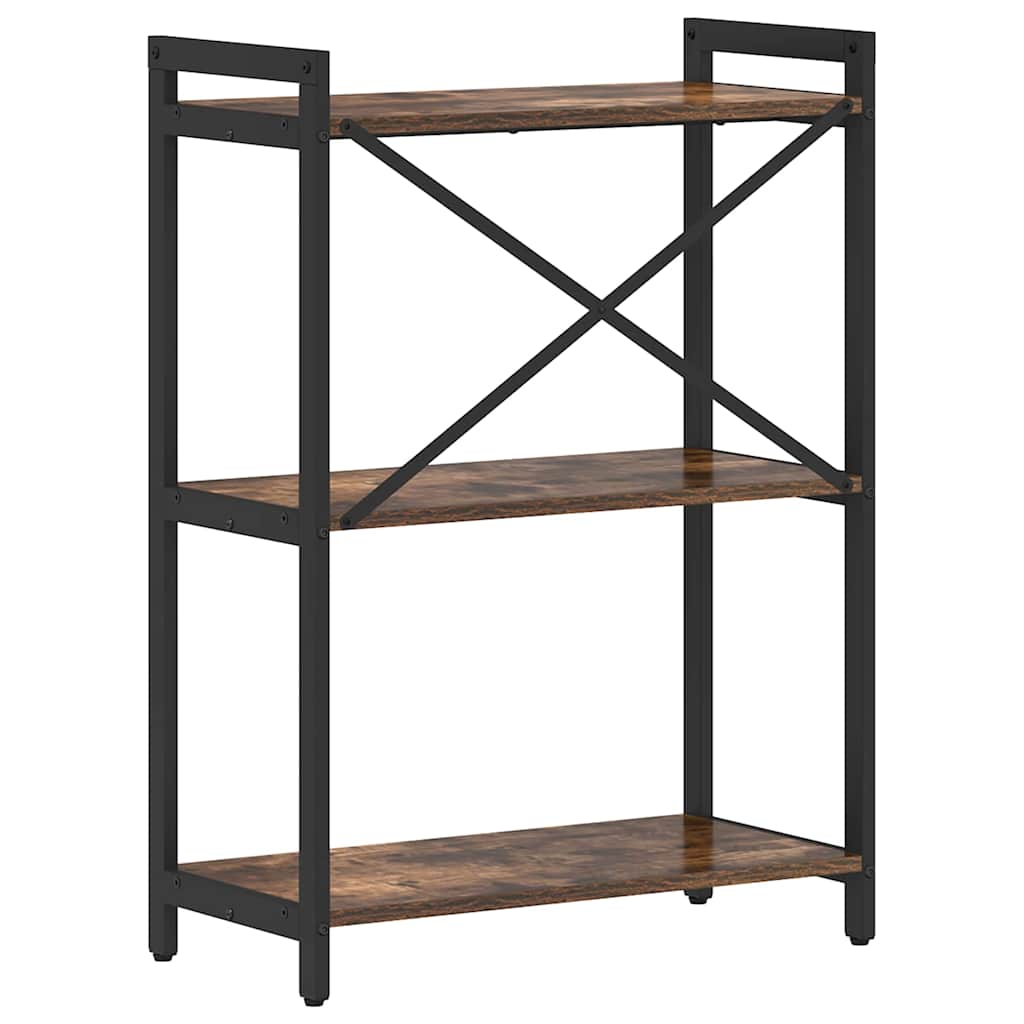 Libreria Rovere fumé 60 x 30 x 85 cm Legno multistrato | homemem39