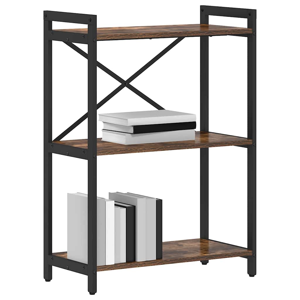 Libreria Rovere fumé 60 x 30 x 85 cm Legno multistrato | homemem39