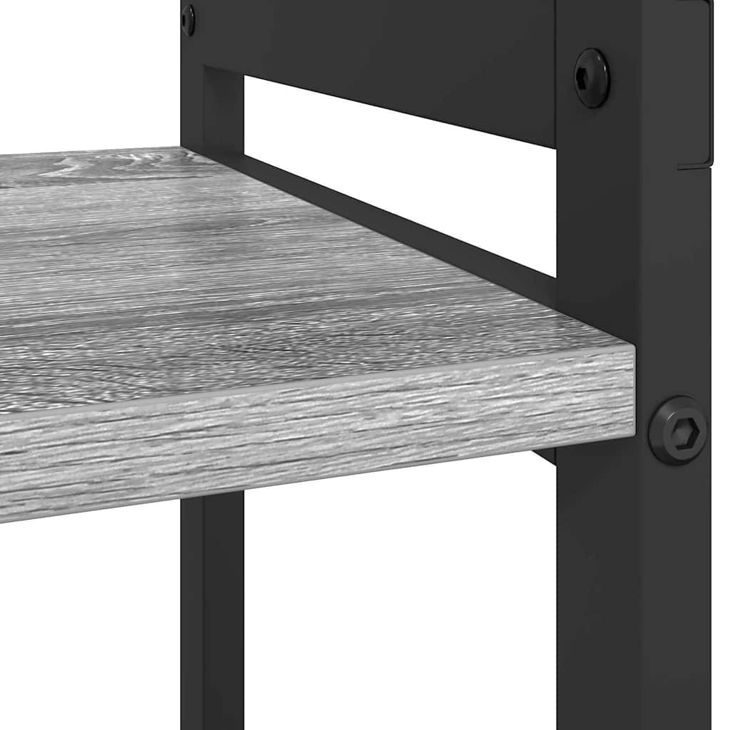 Libreria Grigio sonoma 60 x 30 x 85 cm Legno multistrato | homemem39