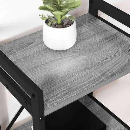 Libreria Grigio sonoma 60 x 30 x 85 cm Legno multistrato | homemem39