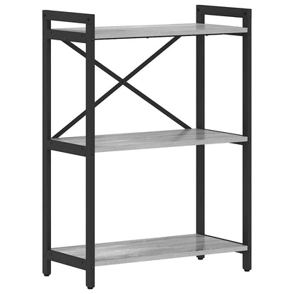 Libreria Grigio sonoma 60 x 30 x 85 cm Legno multistrato | homemem39
