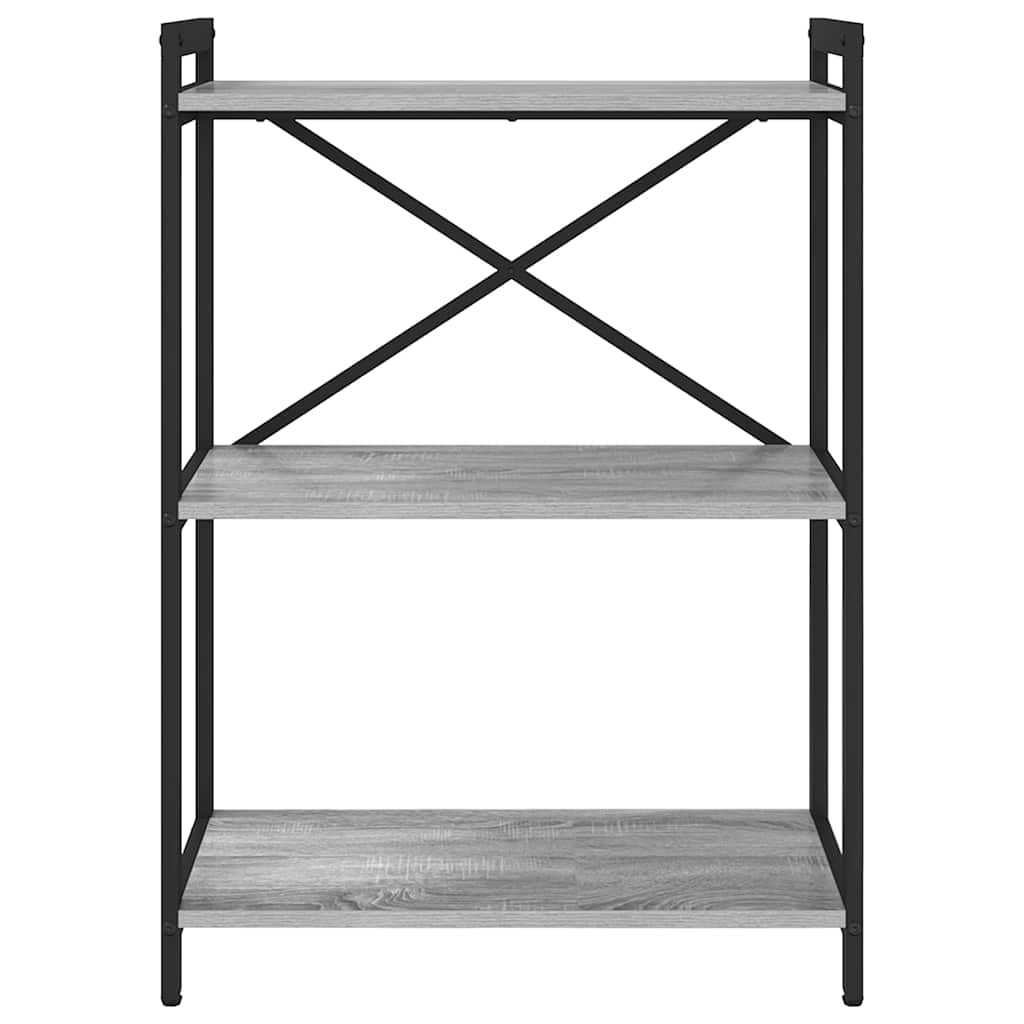 Libreria Grigio sonoma 60 x 30 x 85 cm Legno multistrato | homemem39