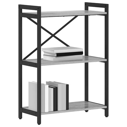 Libreria Grigio sonoma 60 x 30 x 85 cm Legno multistrato | homemem39