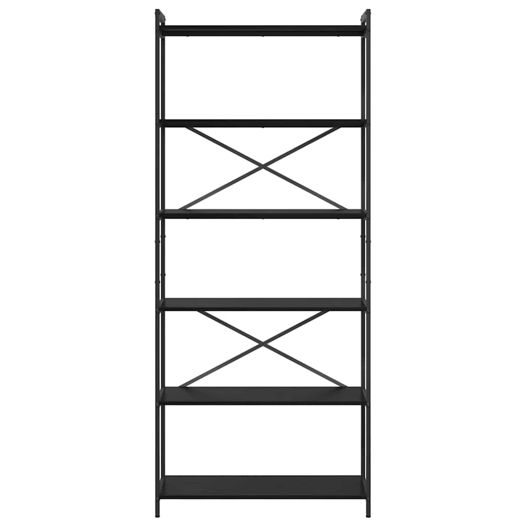 Libreria Rovere Nero 40 x 30 x 85 cm Legno multistrato