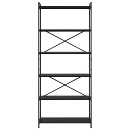 Libreria Rovere Nero 40 x 30 x 85 cm Legno multistrato