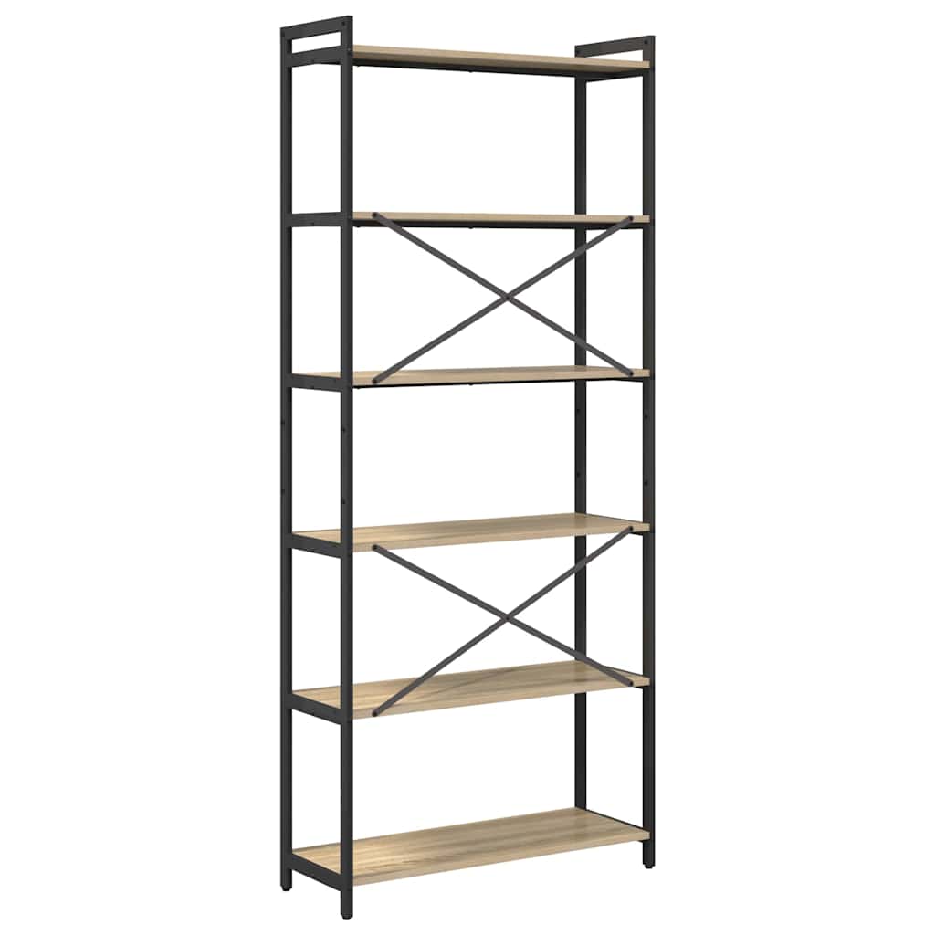 Libreria Rovere Sonoma 40 x 30 x 85 cm Legno multistrato