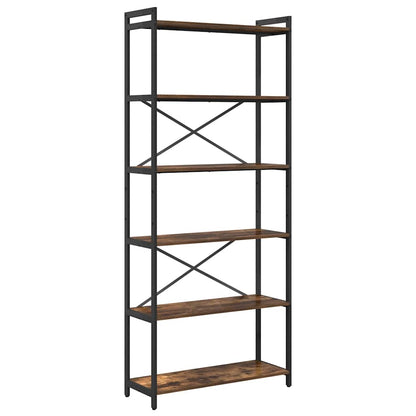 Libreria Rovere fumé 40 x 30 x 85 cm Legno multistrato