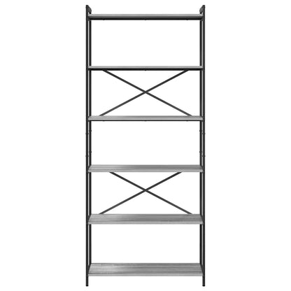 Libreria Grigio sonoma 40 x 30 x 85 cm Legno multistrato