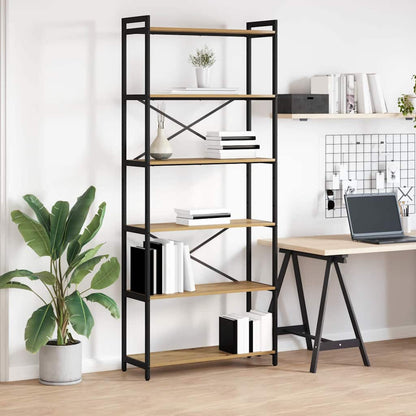 Libreria Rovere artigianale 40 x 30 x 85 cm Legno multistrato