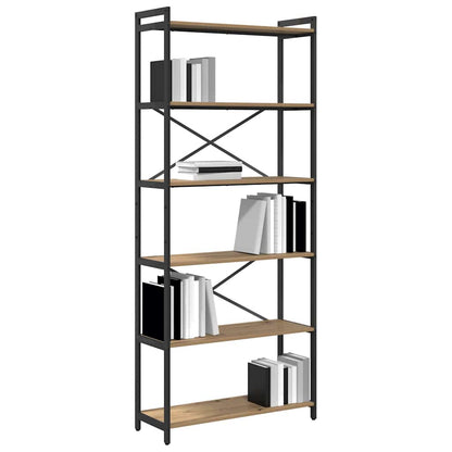 Libreria Rovere artigianale 40 x 30 x 85 cm Legno multistrato