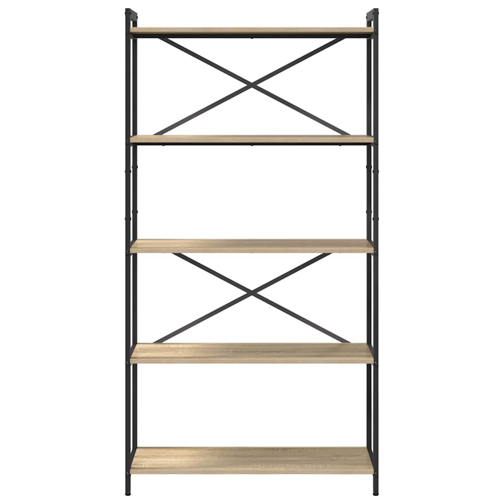 Libreria Rovere Sonoma 80 x 30 x 155 cm Legno multistrato