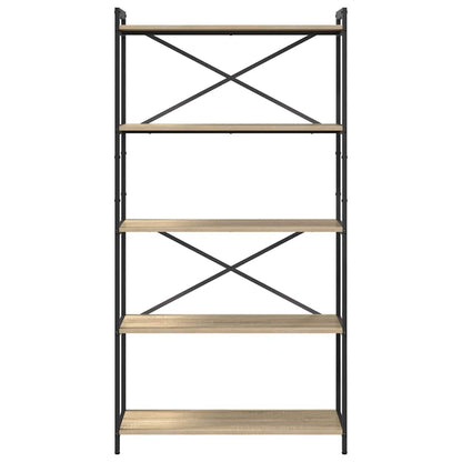 Libreria Rovere Sonoma 80 x 30 x 155 cm Legno multistrato