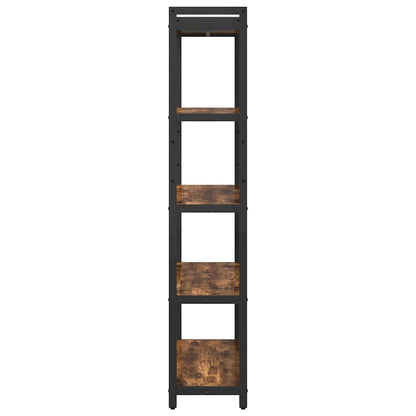 Libreria Rovere fumé 80 x 30 x 155 cm Legno multistrato | homemem39