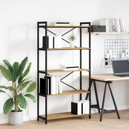 Libreria Rovere artigianale 80 x 30 x 155 cm Legno multistrato