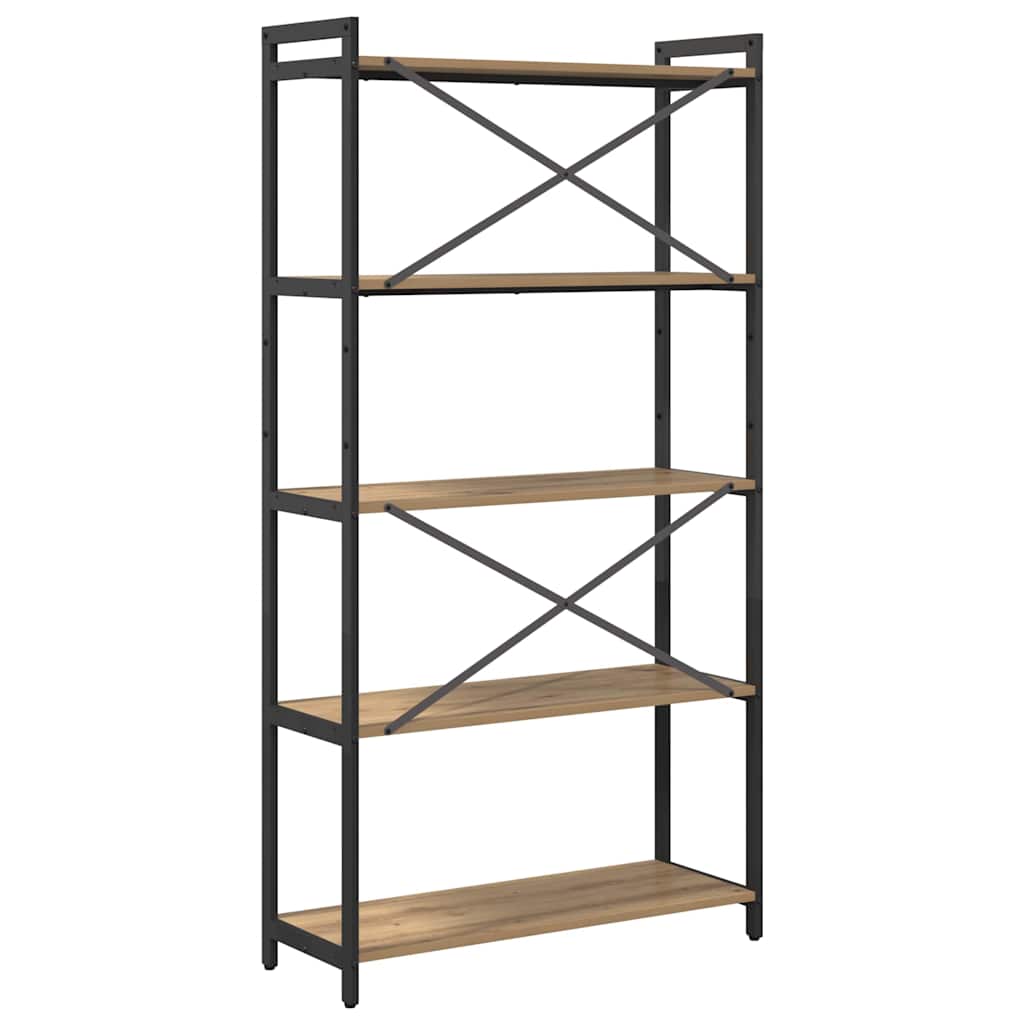 Libreria Rovere artigianale 80 x 30 x 155 cm Legno multistrato