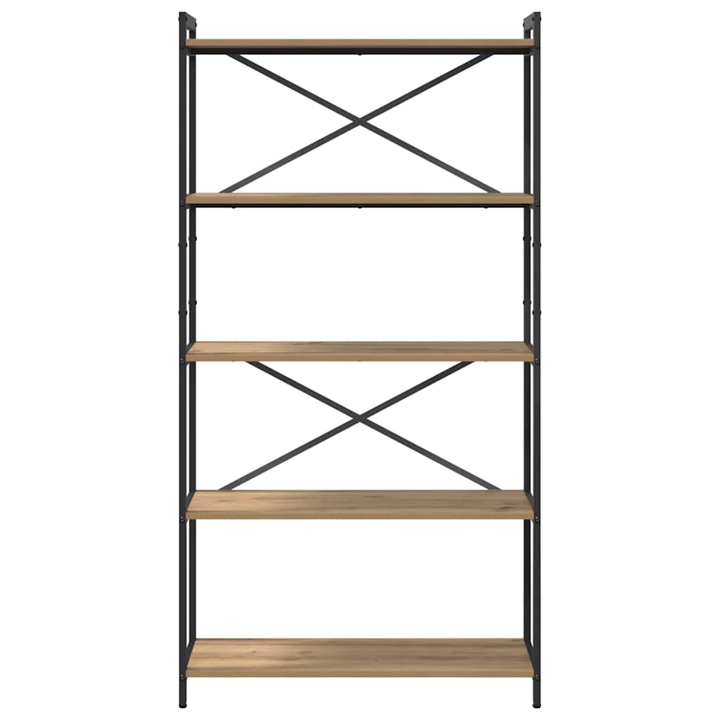 Libreria Rovere artigianale 80 x 30 x 155 cm Legno multistrato