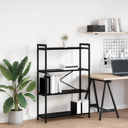 Libreria Rovere Nero 80 x 30 x 120 cm Legno multistrato