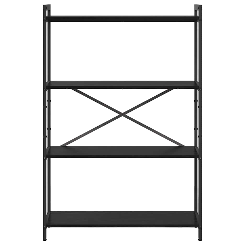 Libreria Rovere Nero 80 x 30 x 120 cm Legno multistrato