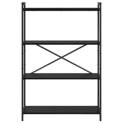 Libreria Rovere Nero 80 x 30 x 120 cm Legno multistrato