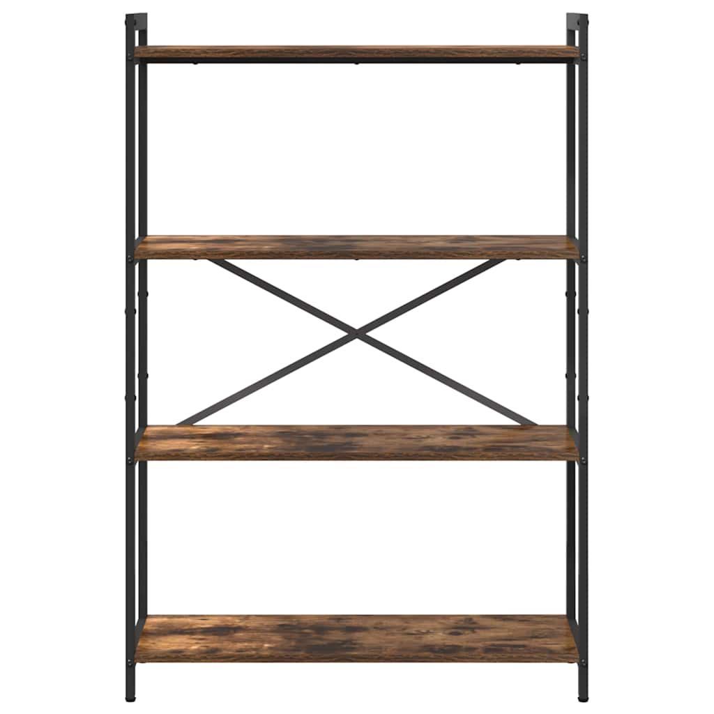 Libreria Rovere fumé 80 x 30 x 120 cm Legno multistrato