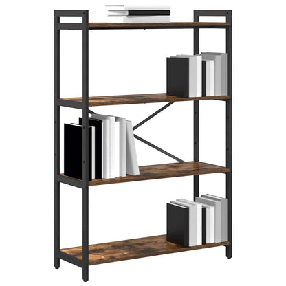 Libreria Rovere fumé 80 x 30 x 120 cm Legno multistrato