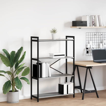 Libreria Grigio sonoma 80 x 30 x 120 cm Legno multistrato