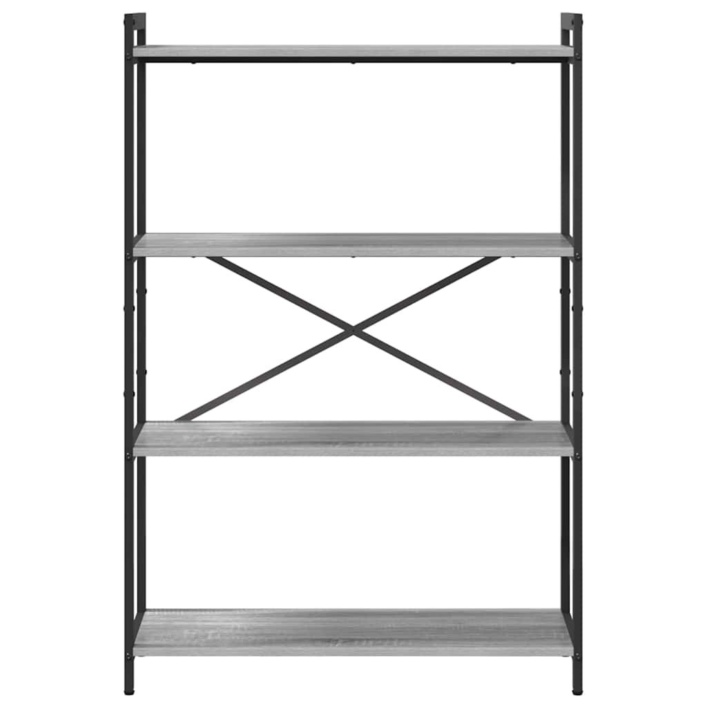 Libreria Grigio sonoma 80 x 30 x 120 cm Legno multistrato