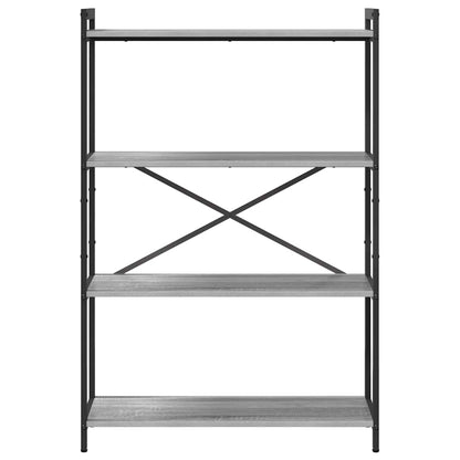 Libreria Grigio sonoma 80 x 30 x 120 cm Legno multistrato