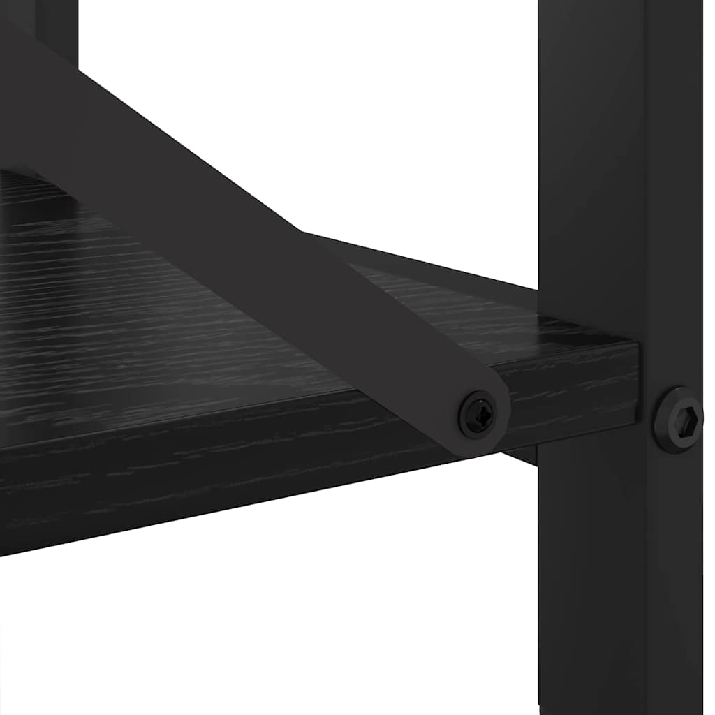 Libreria Rovere Nero 80 x 30 x 85 cm Legno multistrato