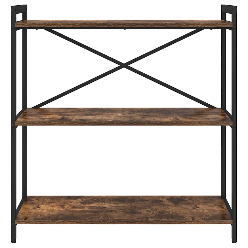 Libreria Rovere fumé 80 x 30 x 85 cm Legno multistrato