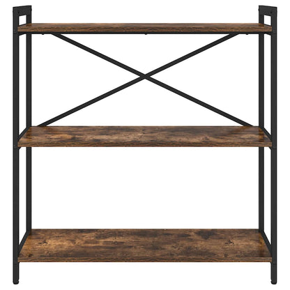 Libreria Rovere fumé 80 x 30 x 85 cm Legno multistrato