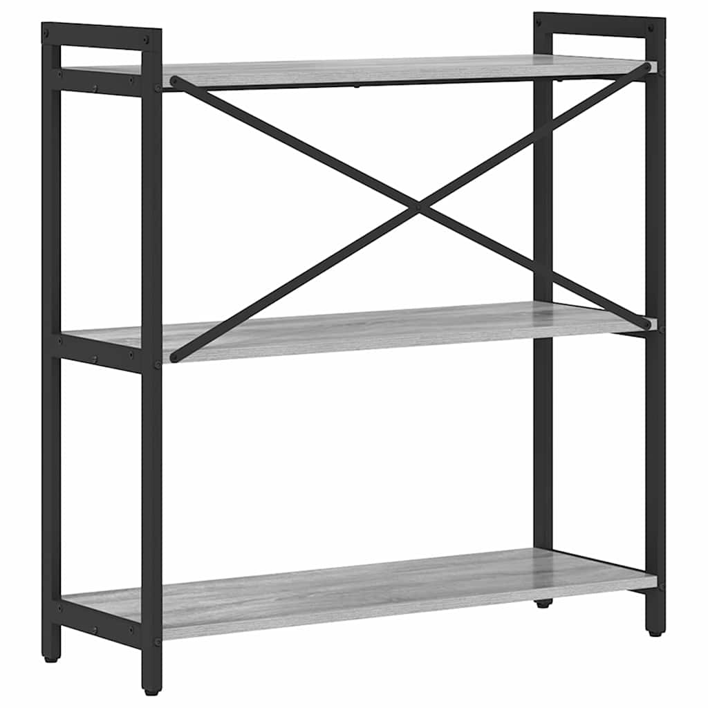 Libreria Grigio sonoma 80 x 30 x 85 cm Legno multistrato