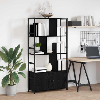 Libreria Rovere Nero 80 x 30 x 155,5 cm Legno multistrato