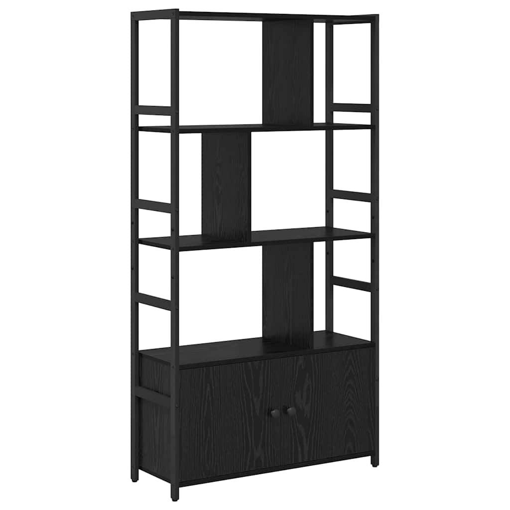 Libreria Rovere Nero 80 x 30 x 155,5 cm Legno multistrato