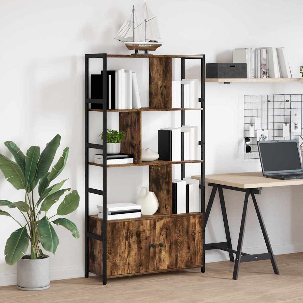 Libreria Rovere fumé 80 x 30 x 155,5 cm Legno multistrato