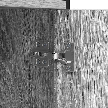 Libreria Grigio sonoma 80 x 30 x 155,5 cm Legno multistrato