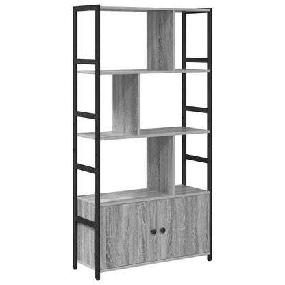 Libreria Grigio sonoma 80 x 30 x 155,5 cm Legno multistrato