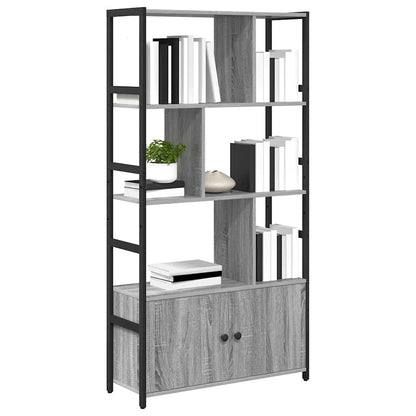 Libreria Grigio sonoma 80 x 30 x 155,5 cm Legno multistrato