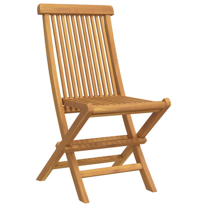 Set da Pranzo per Giardino 5 pcs Marrone Legno di teak solido