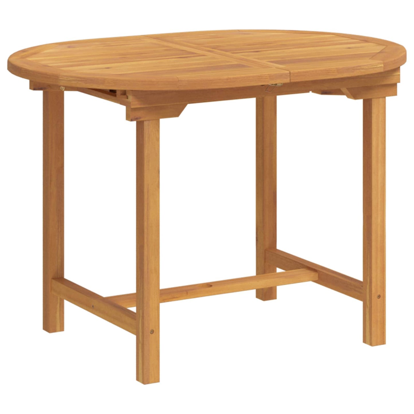Set da Pranzo per Giardino 5 pcs Marrone Legno di teak solido