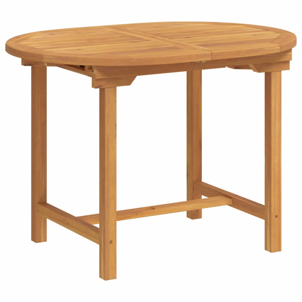 Set da Pranzo per Giardino 7 pcs Marrone Legno di teak solido