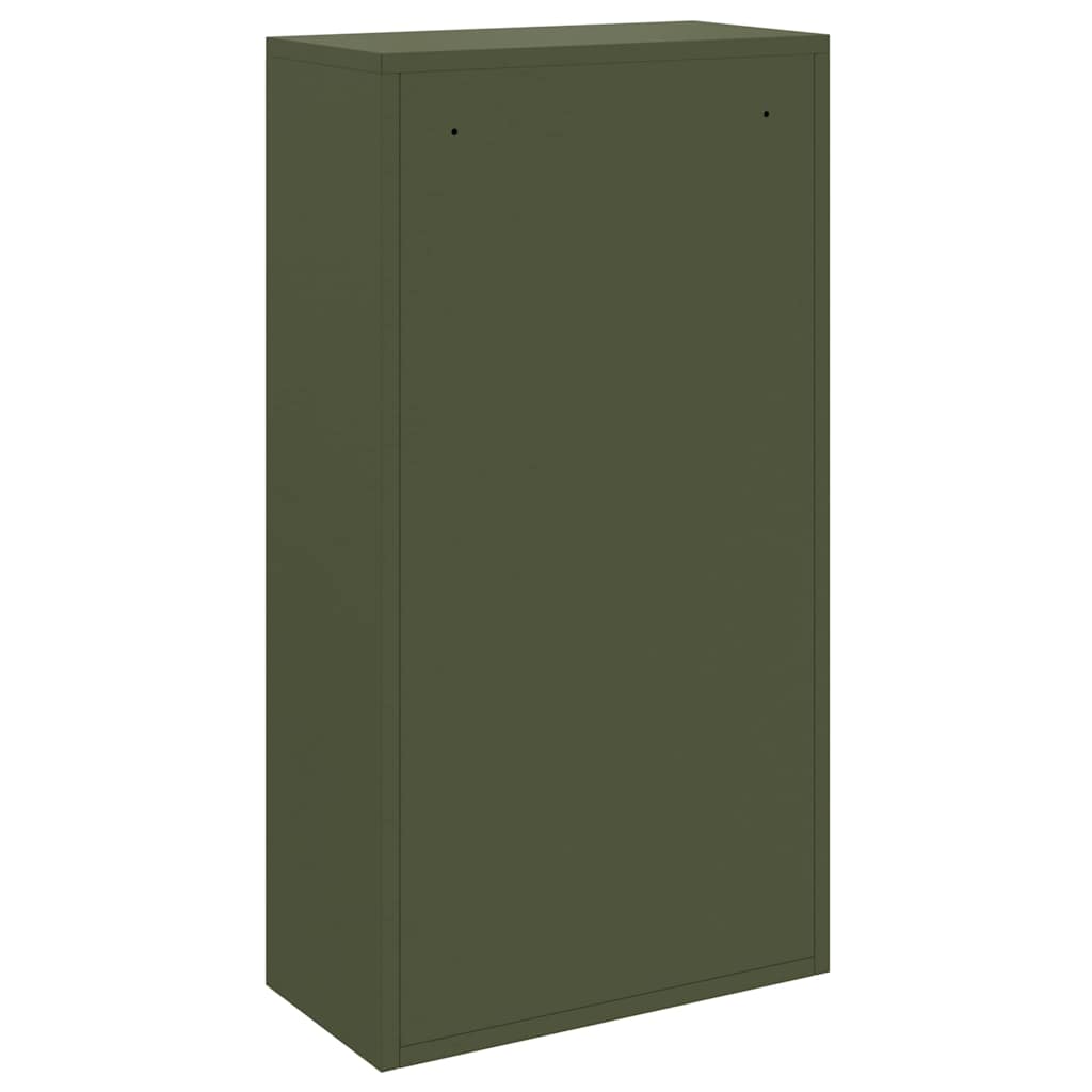 Cassetta per pacchi Verde oliva 44 x 22 x 82 cm Acciaio | homemem39